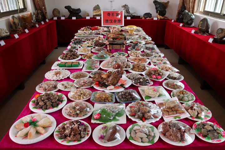 Natural stones make a grand feast in Yunnan