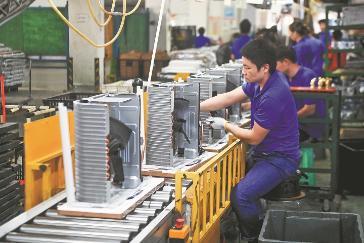 Air conditioner exports heating up