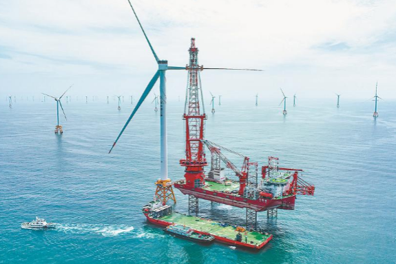 Fujian turbine a symbol of winds of change