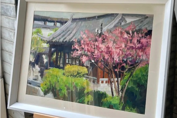 Teenagers’ paintings related to Dream of the Red Chamber exhibited in Jiangsu