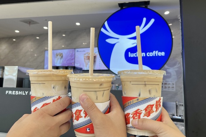 Luckin Coffee teams up with Kweichow Moutai making an iconic flavored coffee