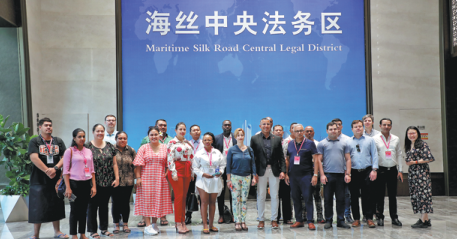 Xiamen area of legal district gaining solid footing