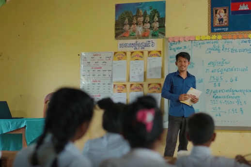 Blissful flowers blossom into the future - A beautiful change in new village of Cambodia's largest hydropower station resettlement project