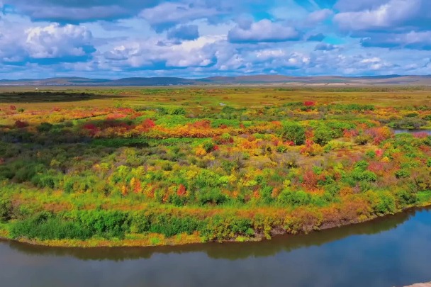 Erguna in Inner Mongolia showcases picturesque views in autumn