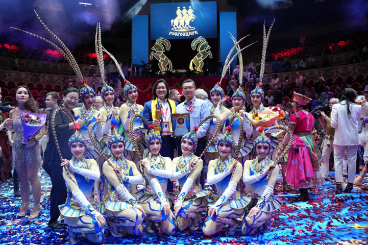 China Acrobatic Troupe gains top award at international circus festival