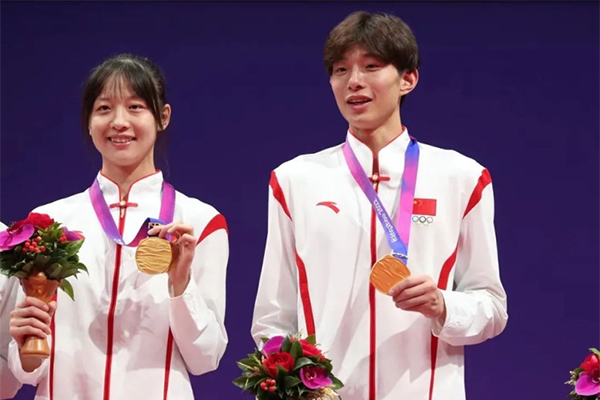 Taekwondo athlete from Hai'an helps Team China win gold
