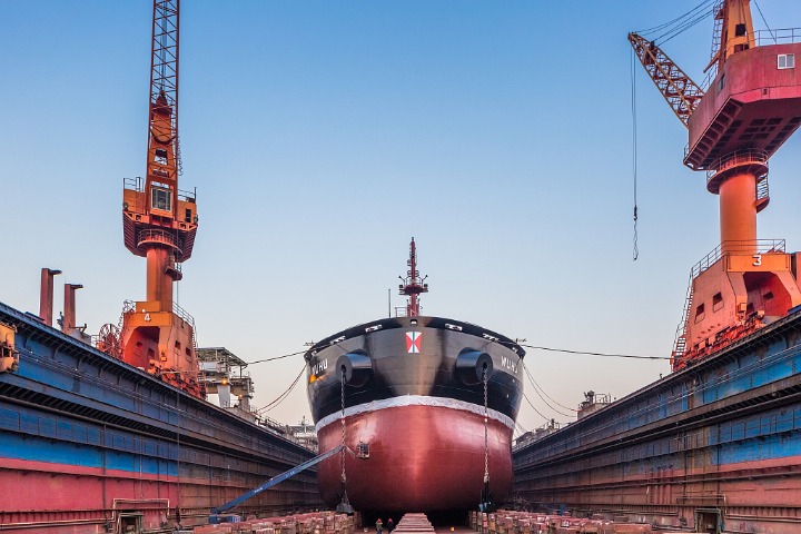 China's shipbuilding remained world-leading in first three quarters