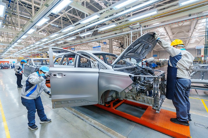 China's automobile manufacturing industry logs robust growth in January-August