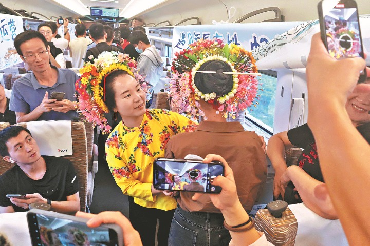 Country's first cross-sea high-speed railway opens