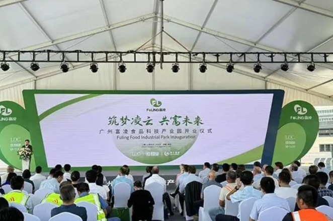 Food industrial park starts operation in Nansha