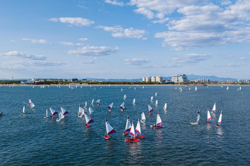 The 9th CYA Youth Sailing League Finals being held in Qinhuangdao