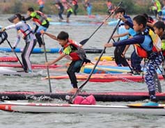 National Paddleboard Youth Championship hits Guilin's Pingle