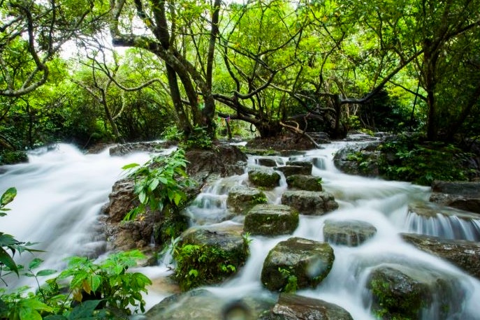 Xiaoqikong: Where breathtaking waterfalls and limestone formations await