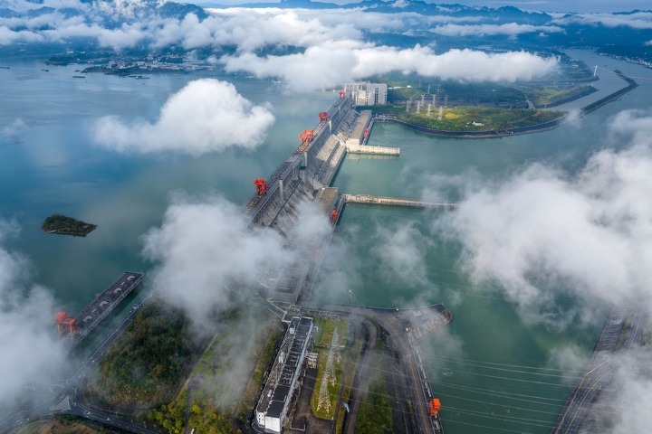 Explore the beauty of Three Gorges Dam after the rain
