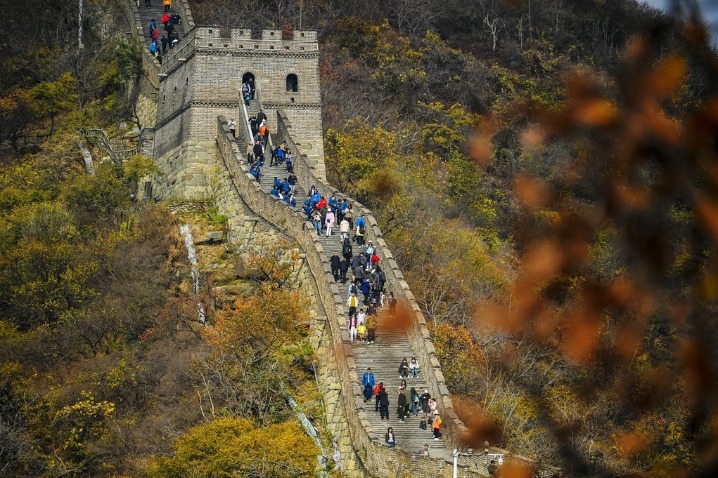 Breathtaking beauty of the Mutianyu Great Wall in Beijing