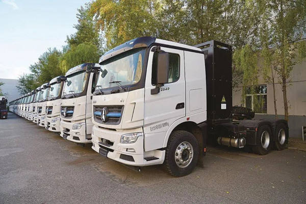 CCTV report: Baotou new energy heavy trucks boost 'dual carbon' goals