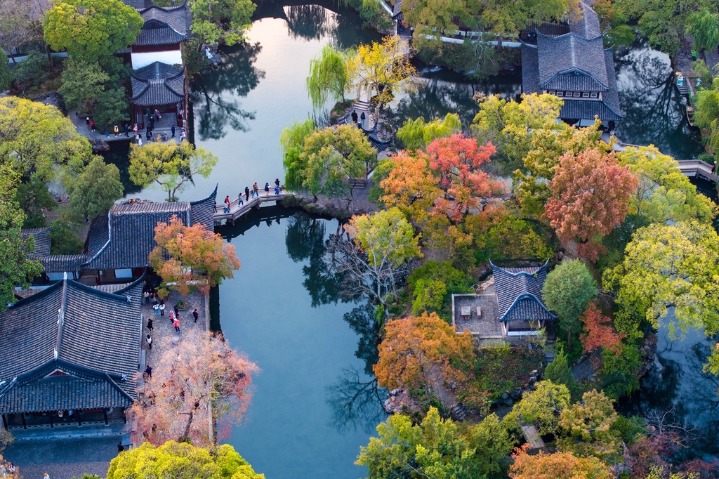 Captivating colors of Humble Administrator's Garden in Suzhou