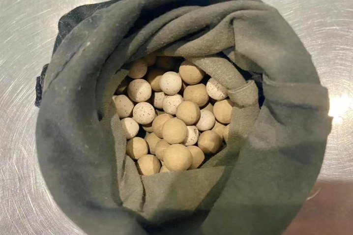 Dalian customs stops bag of radioactive 'health stones'