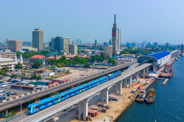 China-made light rail running smoothly in Nigeria