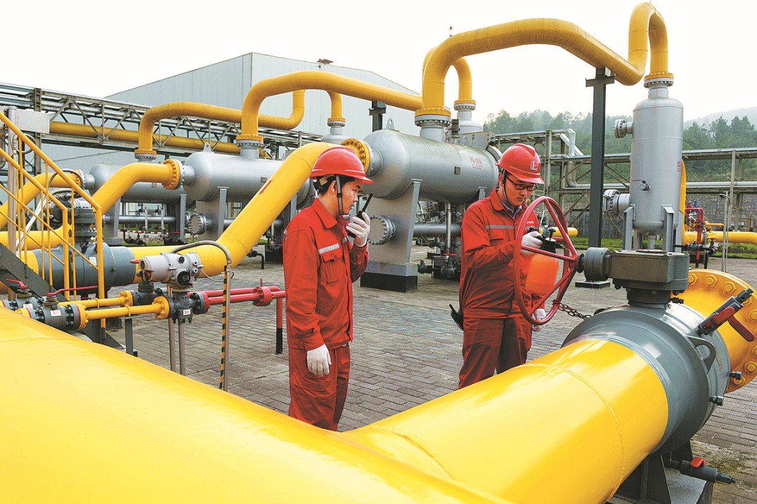 China's largest sale gas field produced 400 million cubic meters