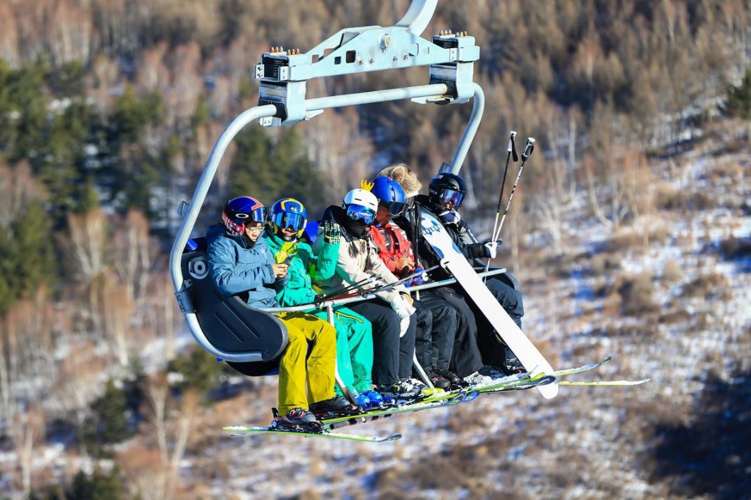 Hebei sees surge in tourism as visitors flock to ski resorts