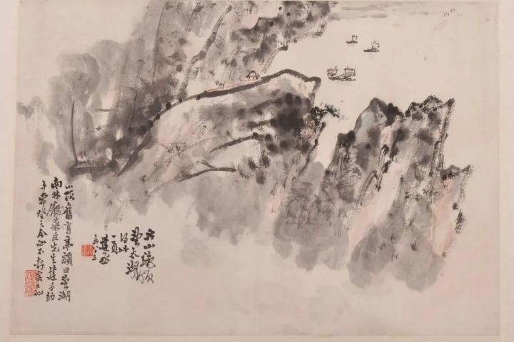 Huzhou in Tan Jiancheng’s paintings: Bianshan Mountain