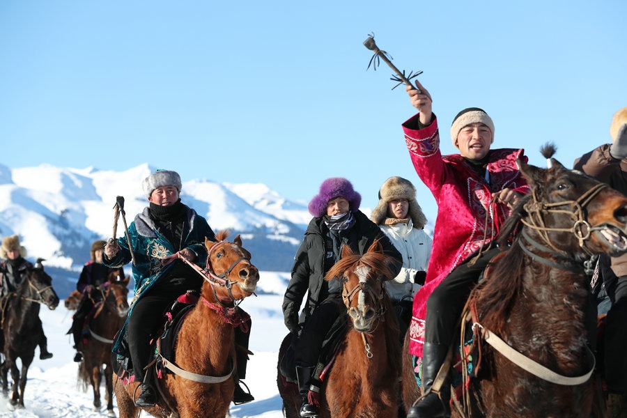 Nalati Grassland hosts Kazak wintry sports