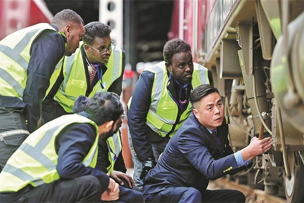 Time in China gives boost to African train drivers' careers