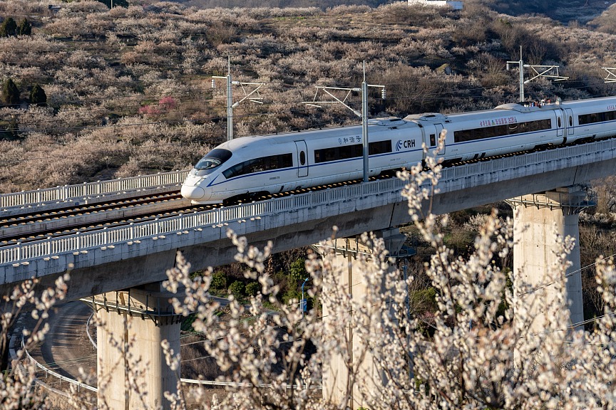 Hangzhou-Shaoxing-Taizhou railway continues to boost tourism