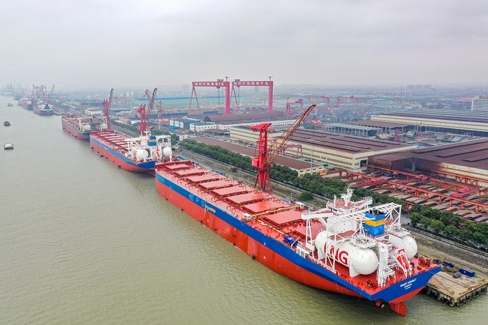 Jingjiang shipbuilder leads global market with record orders