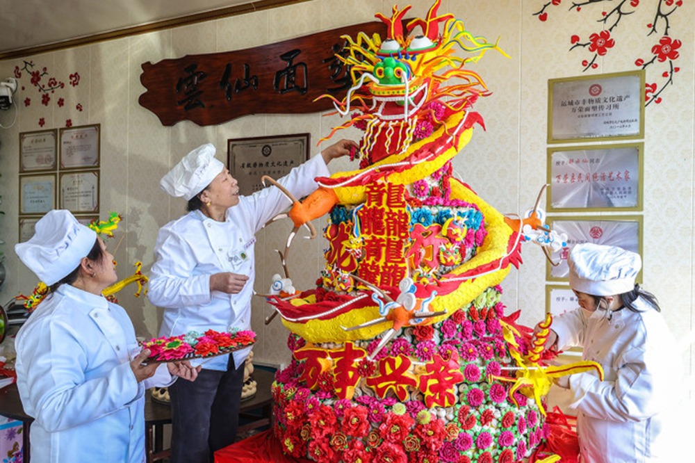 In Shanxi, dough sculptures rise with New Year