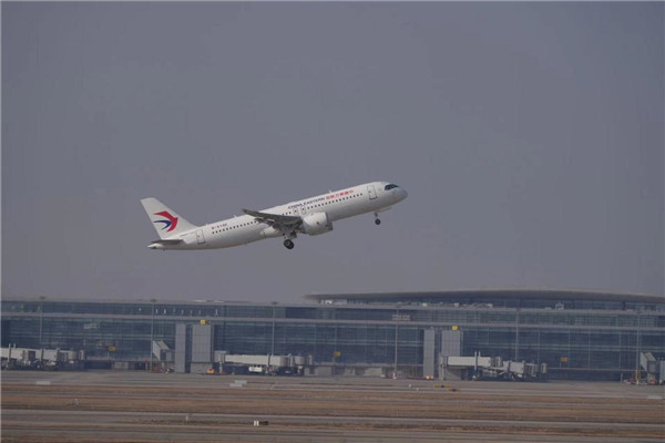 China's newly developed passenger jet sees more take off