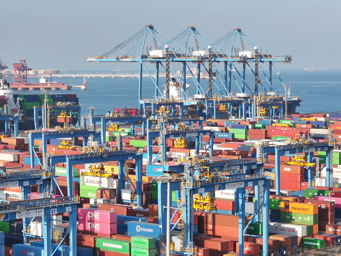 Qingdao Port breaks record again for automated container terminal efficiency
