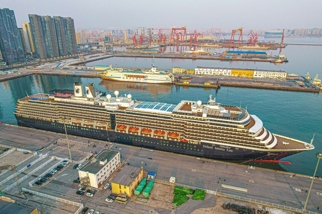Dalian welcomes first international cruise ship since 2020