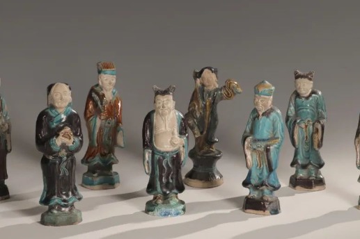 Fahua ceramics discovered in Shanxi depict Eight Immortals