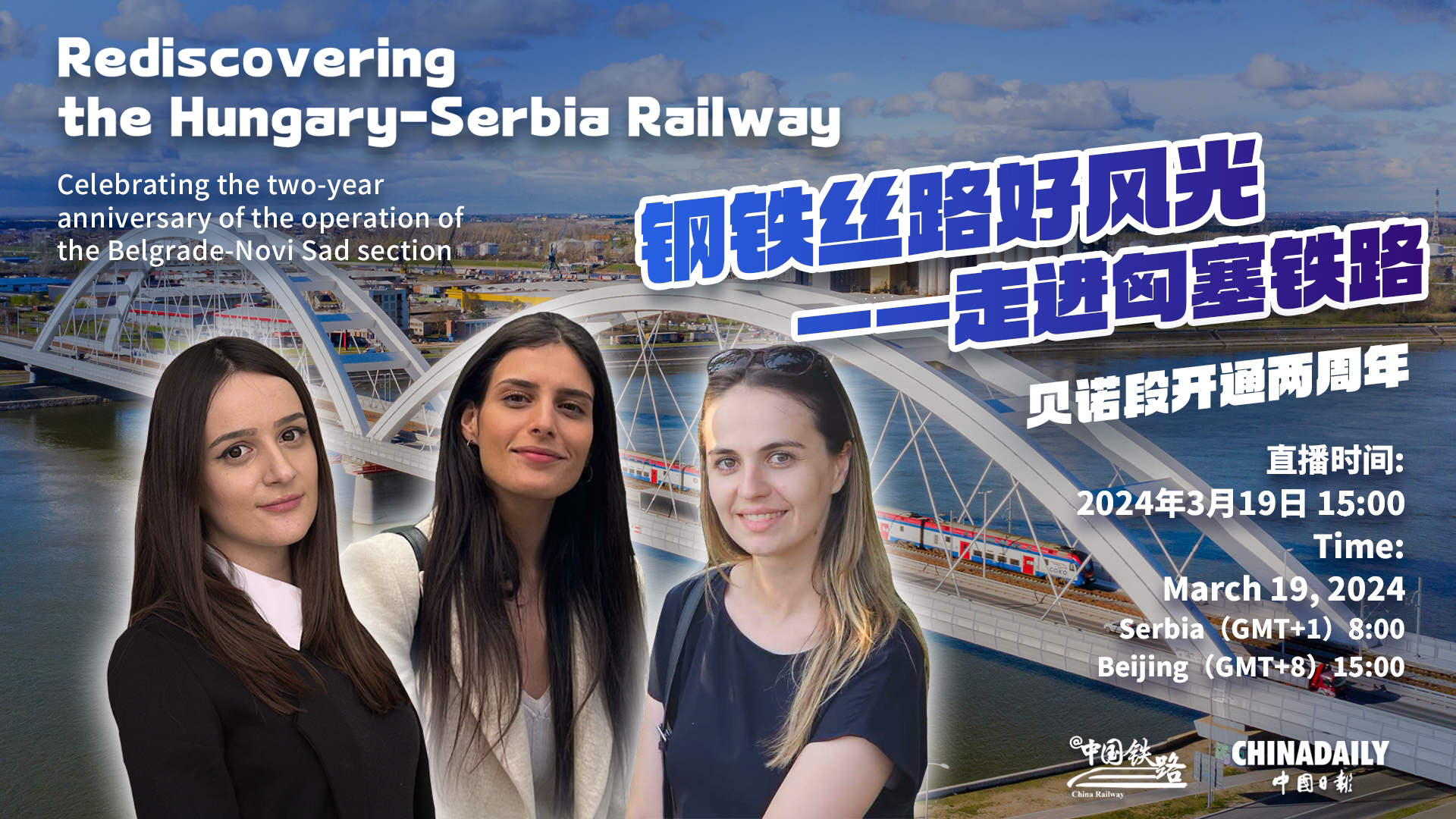 Live: Explore the Chinese-built Hungary-Serbia Railway