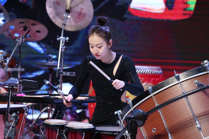 Percussion concert beats the rhythm of spring in Qingdao