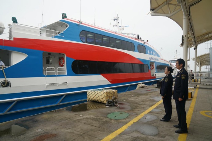 Xiamen-Kinmen ship route on the rise; 1 million passengers transported