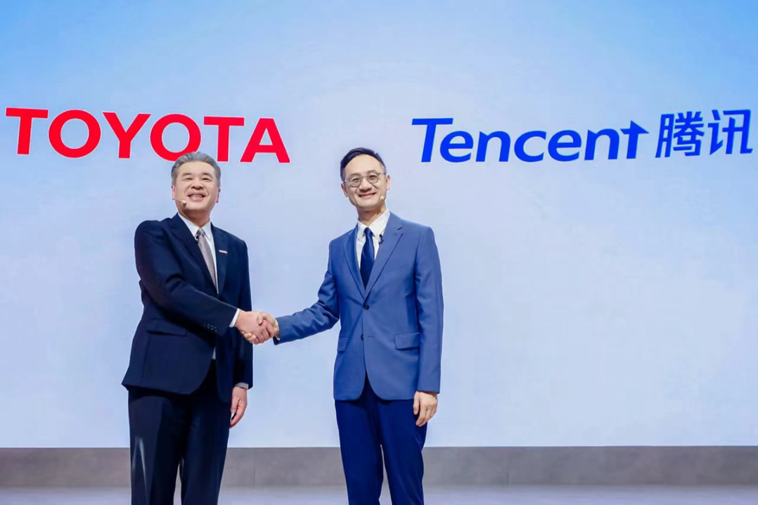 Toyota partners with Tencent to sharpen EVs' competitive edge
