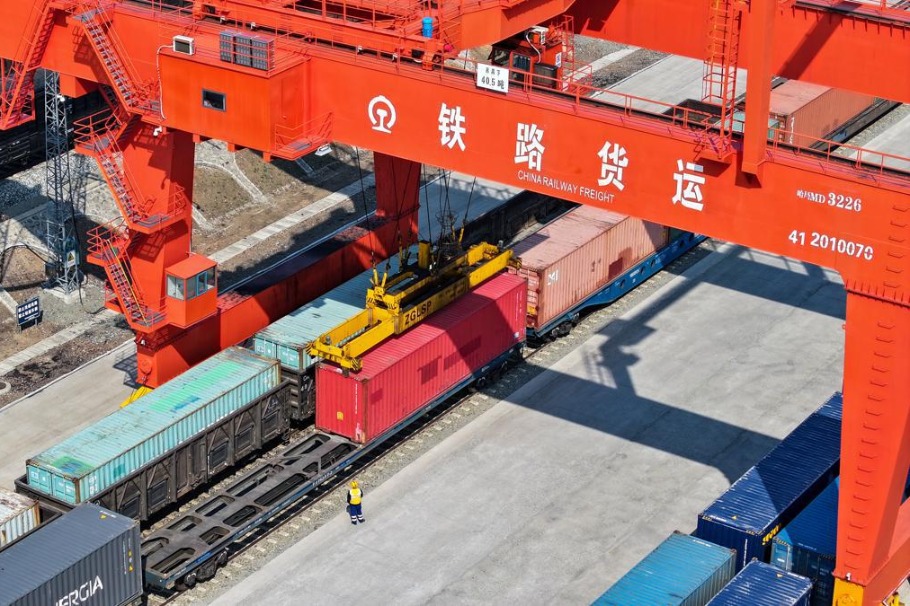 China-Europe railway freight increasing