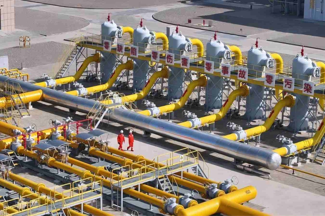 Xinjiang gas pipeline hits transportation milestone