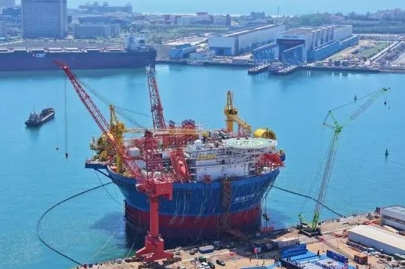 Asia's first FPSO built in China