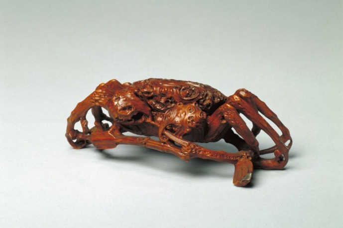 Crab-shaped imperial ink paste box