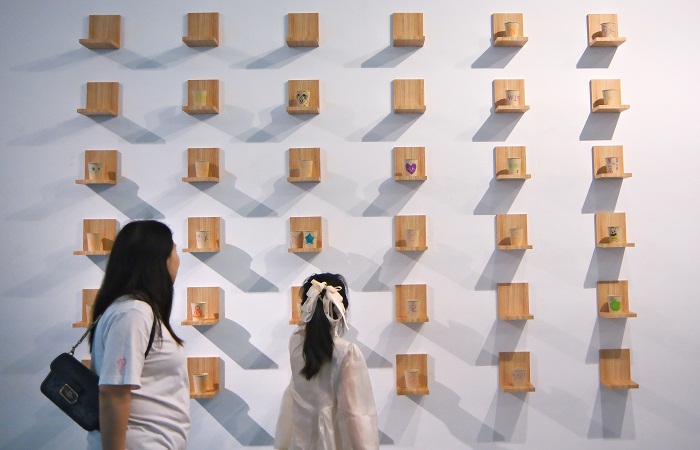 University students showcase graduation projects at Nantong Art Museum