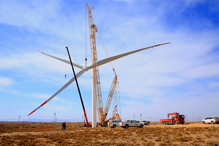 New energy equipment from Jiuquan, NW China's Gansu reaches global market