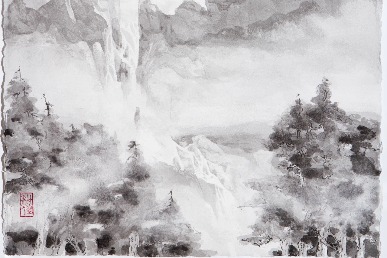 Ink paintings on display in Wuhan reflect Eastern and Western art combination