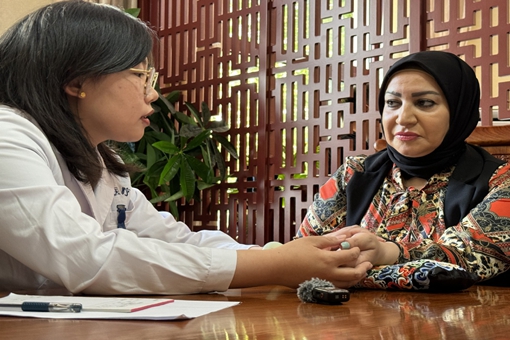 Egyptian mother hails TCM as miracle cure