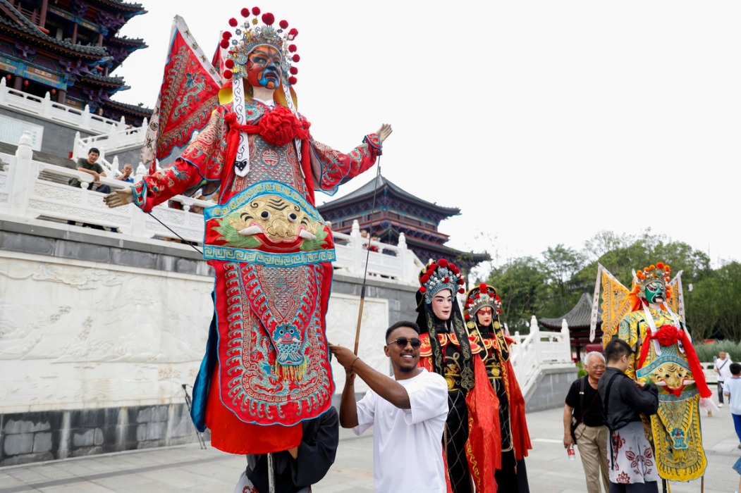 Nation immersed in cultural heritage and festive joy