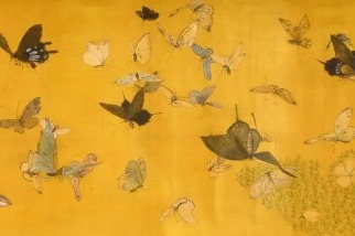 Silk painting imbued with wishes for triumph in imperial examinations
