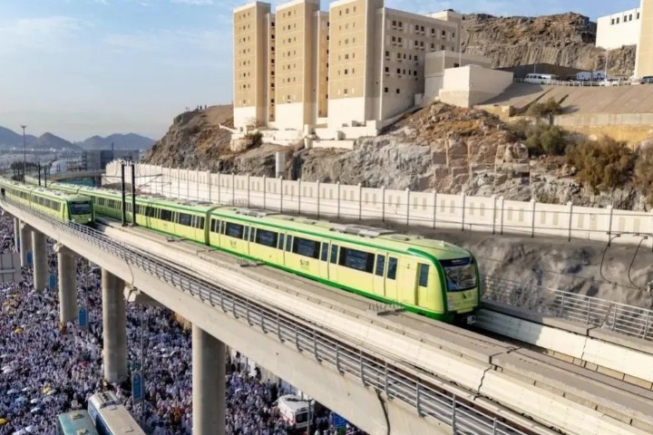 Chinese light rail in Saudi Arabia carries over 2m pilgrims during Hajj